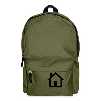 Haus - Rucksack - Olivgrün - Vorne