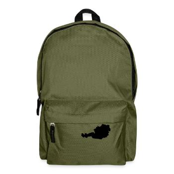Österreich Karte - Rucksack - Olivgrün - Vorne