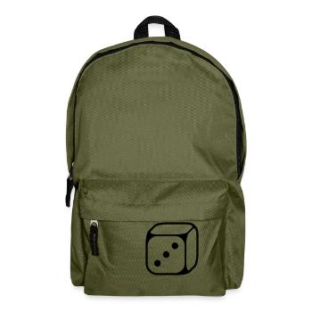 3er Würfel (Drei / 1C) - Rucksack - Olivgrün - Vorne