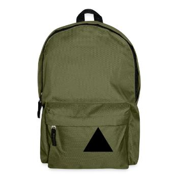 Pyramide, Dreieck - Rucksack - Olivgrün - Vorne