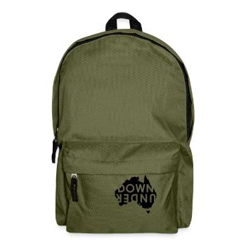 australia Down Under Landmark Australien - Rucksack - Olivgrün - Vorne
