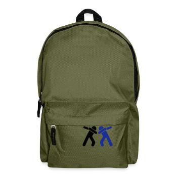 dabbing team man - Rucksack - Olivgrün - Vorne