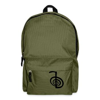 Chokurei symbol reiki spiralförmige Stammeszeichnu - Rucksack - Olivgrün - Vorne