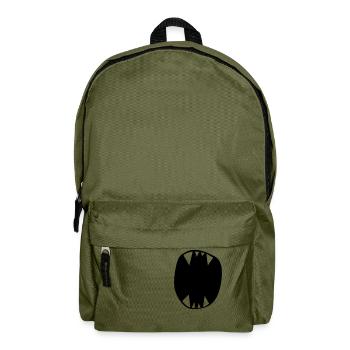 Monster Maul - Rucksack - Olivgrün - Vorne