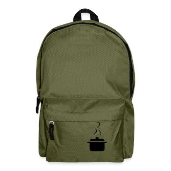 Kochtopf - Rucksack - Olivgrün - Vorne
