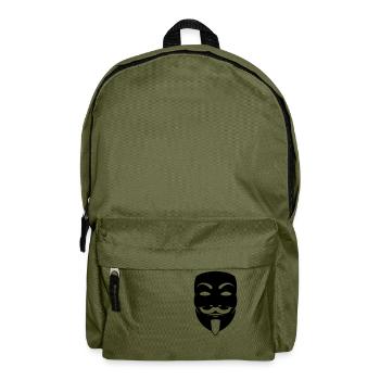 anonymus_maske - Rucksack - Olivgrün - Vorne