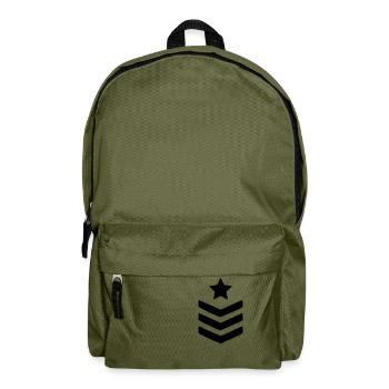 abzeichen - Rucksack - Olivgrün - Vorne