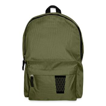 Geripptes Glas - Apfelwein #Geripptes #069 #FFM - Rucksack - Olivgrün - Vorne