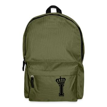 Buchstabe I - Rucksack - Olivgrün - Vorne