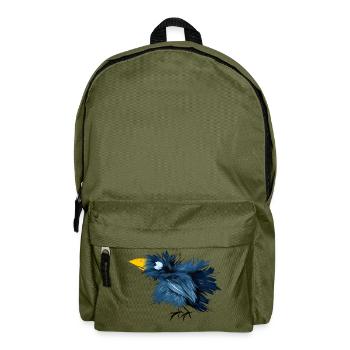 Krähe - Rucksack - Olivgrün - Vorne