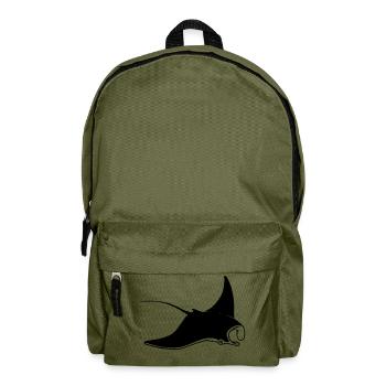 Rochen - Rucksack - Olivgrün - Vorne