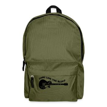 Long Live The Blues - Rucksack - Olivgrün - Vorne