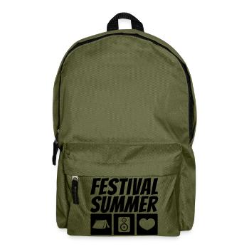 Festival Summer - Rucksack - Olivgrün - Vorne
