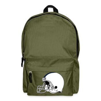 Football Helm - Rucksack - Olivgrün - Vorne