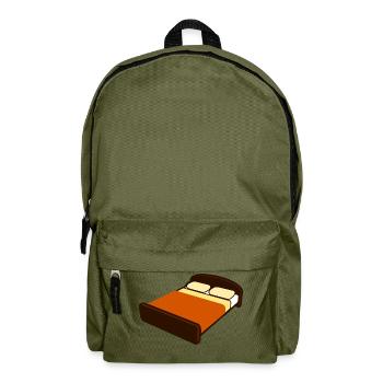 Bett - Rucksack - Olivgrün - Vorne