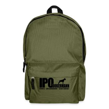 IPO DOBERMANN kupiert - Rucksack - Olivgrün - Vorne