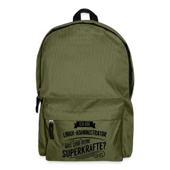 Linux Administrator - Rucksack - Olivgrün - Vorne
