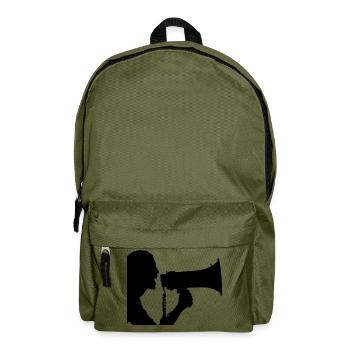 Megaphon - Rucksack - Olivgrün - Vorne