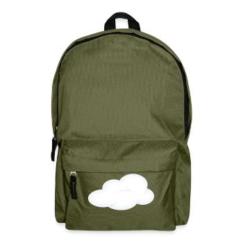 regenbogen sonne wolken wetter rainbow sun cloud13 - Rucksack - Olivgrün - Vorne