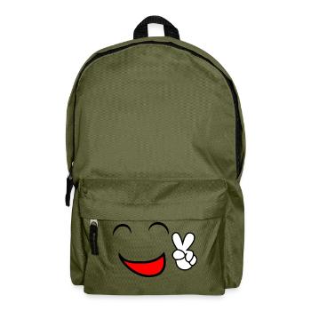 comic - Rucksack - Olivgrün - Vorne