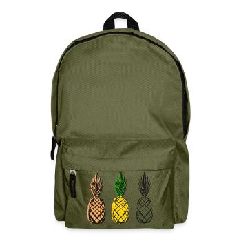 Ananas - Rucksack - Olivgrün - Vorne