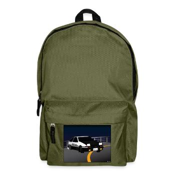 Initial D Driften Akina - Rucksack - Olivgrün - Vorne