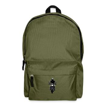 Motorcycle driver - Backpack - olive green - Front