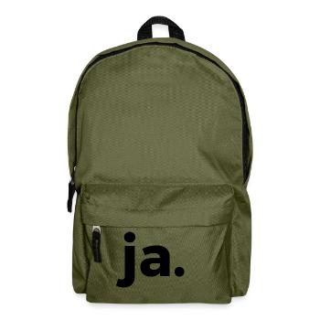 ja - Rucksack - Olivgrün - Vorne