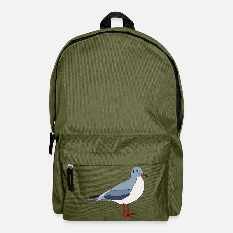 Frida the seagull - Backpack - olive green