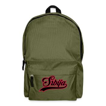 Serbia - Backpack - olive green - Front