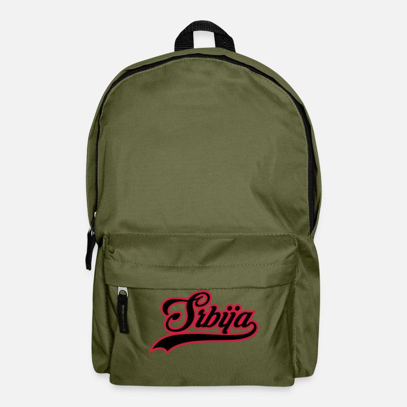 Serbia - Backpack - olive green