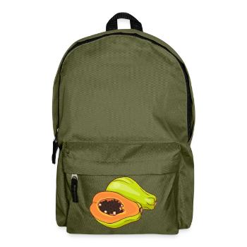 Papaya Melonenbaum Papayabaum - Rucksack - Olivgrün - Vorne