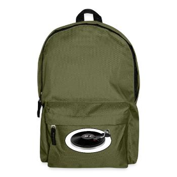 SCOTT DJ Plattenspieler - Rucksack - Olivgrün - Vorne