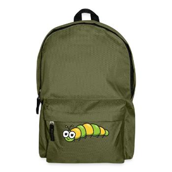 Raupe - Rucksack - Olivgrün - Vorne