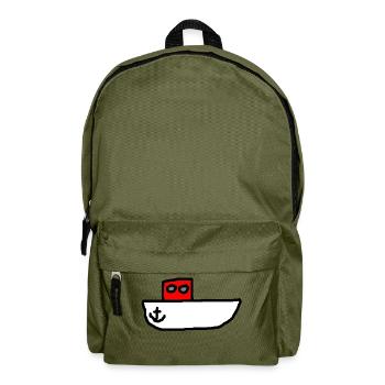 Motorboot - Rucksack - Olivgrün - Vorne