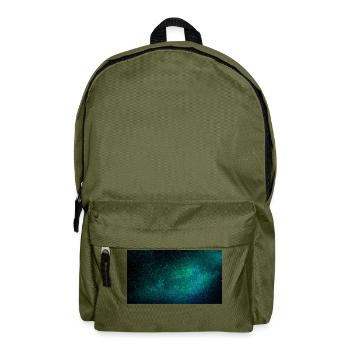 Sternenhimmel Türkis - Rucksack - Olivgrün - Vorne
