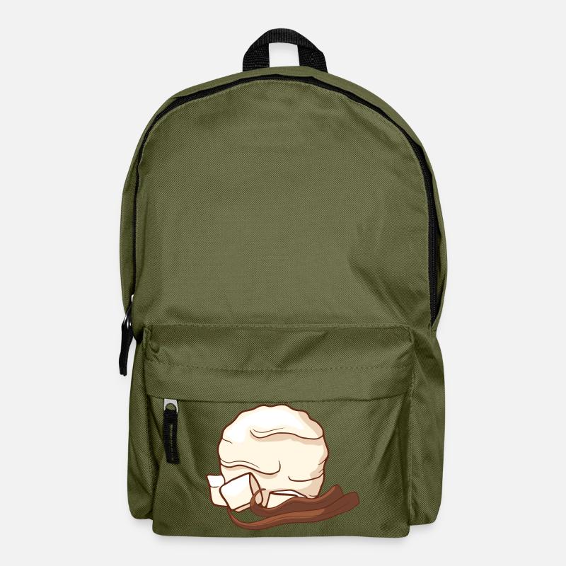 Vanille Eis Speiseeis Eiskrem Eiscreme Kugeleis - Rucksack - Olivgrün