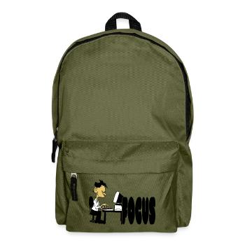 Büro Workaholic - Rucksack - Olivgrün - Vorne