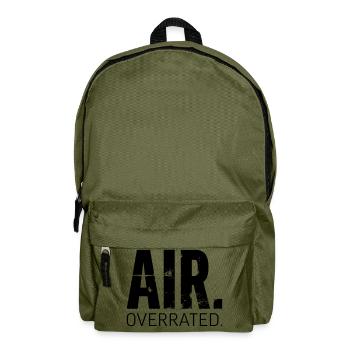 Freediving Apnoetauchen Air Overrated - Rucksack - Olivgrün - Vorne