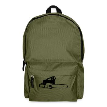 Kettensäge - Rucksack - Olivgrün - Vorne