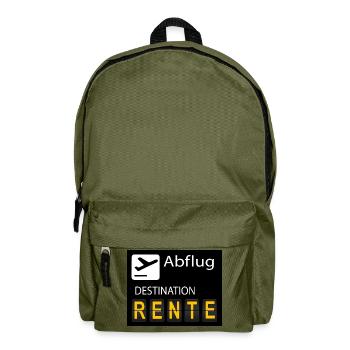 RENTE - Rucksack - Olivgrün - Vorne