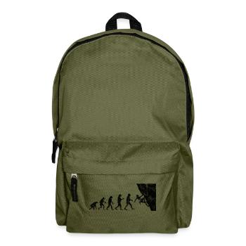 Klettern climbing Kletterer Bouldern Kletterwand - Rucksack - Olivgrün - Vorne