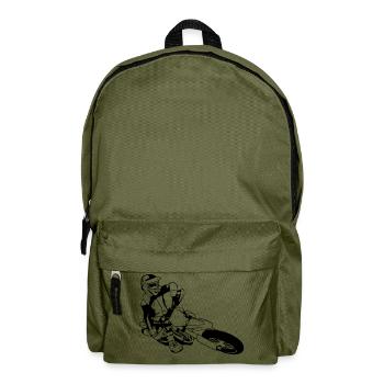 Supermoto Racing - Rucksack - Olivgrün - Vorne