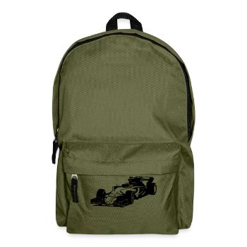 Racecar - Rennauto - Rucksack - Olivgrün - Vorne