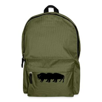 bisons - Rucksack - Olivgrün - Vorne