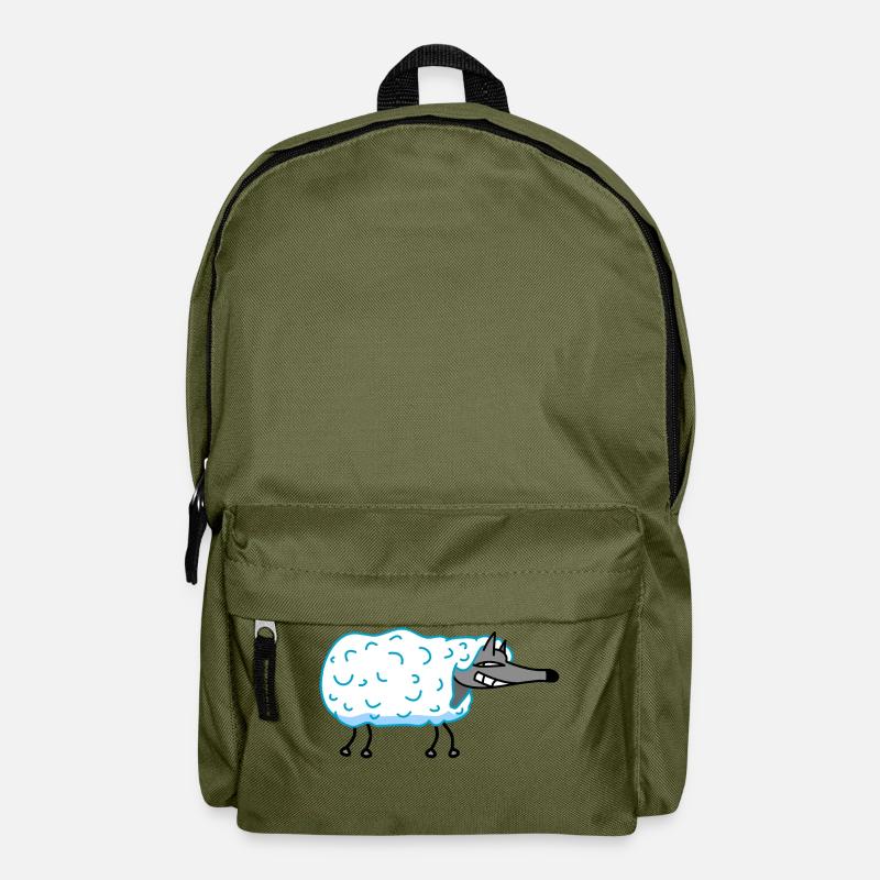 Wolf in sheep's clothing - Backpack - olive green