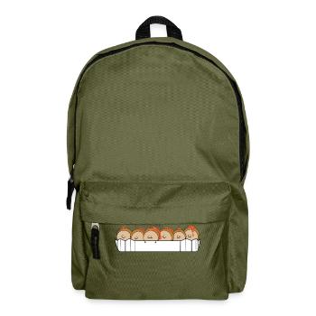 Currywurst - Rucksack - Olivgrün - Vorne