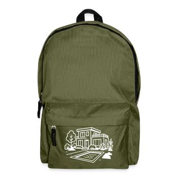 Haus Villa Ferienhaus - Rucksack - Olivgrün - Vorne