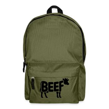 RINDFLEISCH - Cool Meat Logo - Rucksack - Olivgrün - Vorne