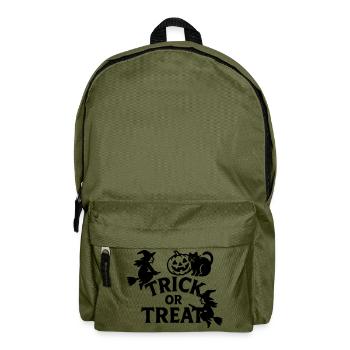 Trick or Treat Halloween - Rucksack - Olivgrün - Vorne